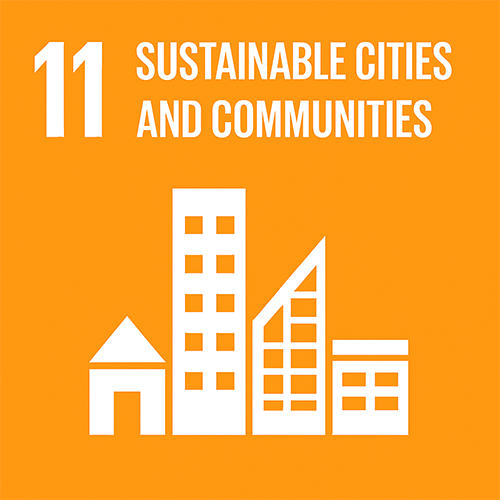 SDG 11 icon: Sustainable Cities and Communities
