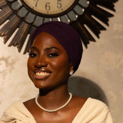 Portrait of Majeeda Umar-Ahmed, Executive Director