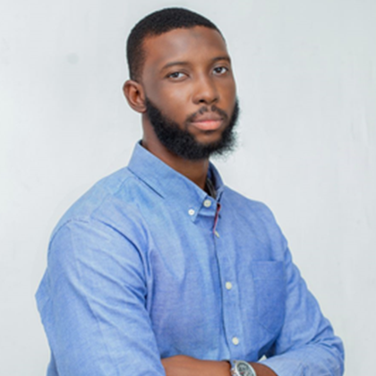 Portrait of Osman Mwinenkumo Junior, Assistant Director and Programs Lead